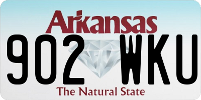 AR license plate 902WKU