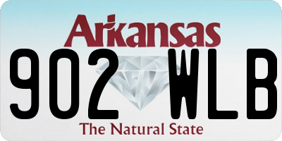 AR license plate 902WLB