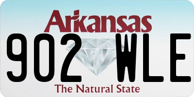 AR license plate 902WLE