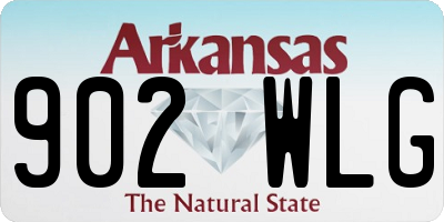 AR license plate 902WLG