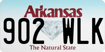 AR license plate 902WLK
