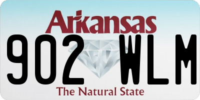 AR license plate 902WLM