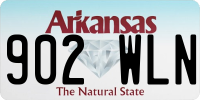 AR license plate 902WLN
