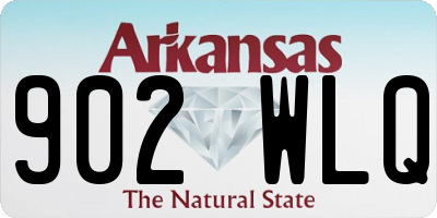 AR license plate 902WLQ
