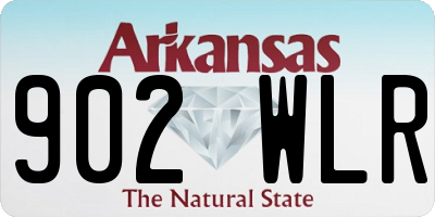 AR license plate 902WLR