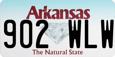 AR license plate 902WLW