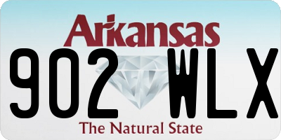 AR license plate 902WLX