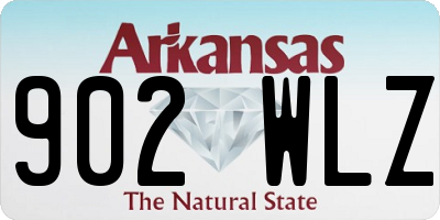AR license plate 902WLZ