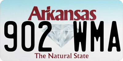 AR license plate 902WMA
