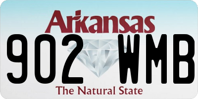 AR license plate 902WMB
