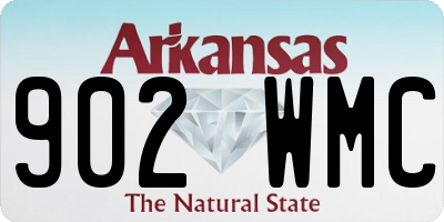 AR license plate 902WMC