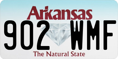 AR license plate 902WMF