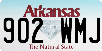 AR license plate 902WMJ