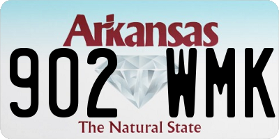 AR license plate 902WMK