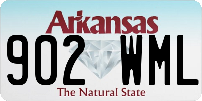 AR license plate 902WML