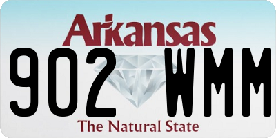AR license plate 902WMM