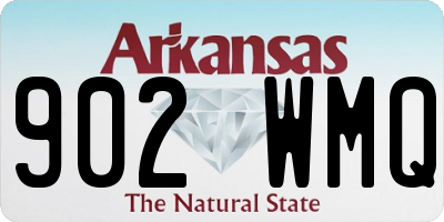 AR license plate 902WMQ