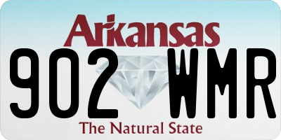 AR license plate 902WMR