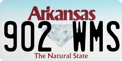 AR license plate 902WMS