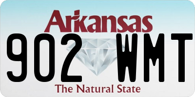 AR license plate 902WMT