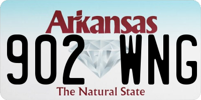 AR license plate 902WNG
