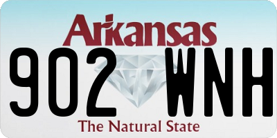 AR license plate 902WNH