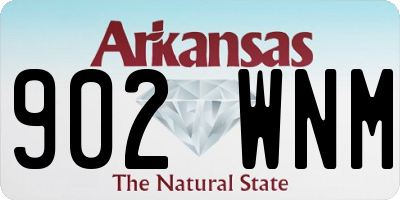 AR license plate 902WNM