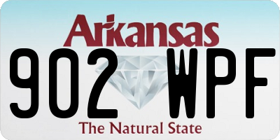 AR license plate 902WPF