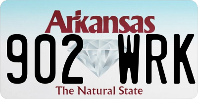 AR license plate 902WRK