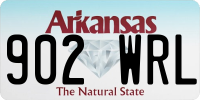 AR license plate 902WRL