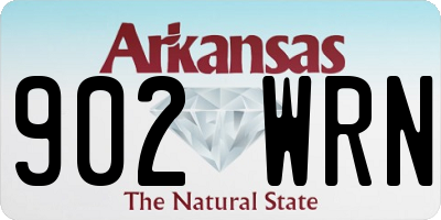 AR license plate 902WRN