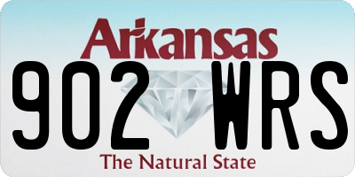AR license plate 902WRS