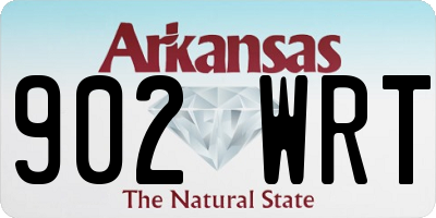 AR license plate 902WRT