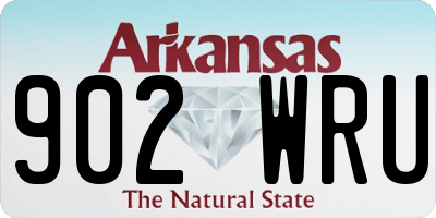 AR license plate 902WRU
