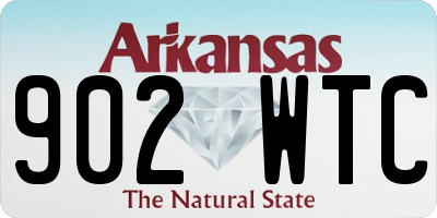 AR license plate 902WTC