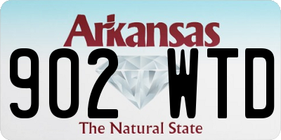 AR license plate 902WTD