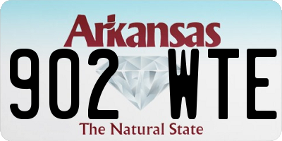 AR license plate 902WTE