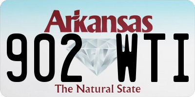 AR license plate 902WTI