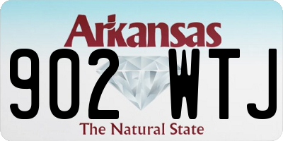 AR license plate 902WTJ