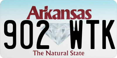 AR license plate 902WTK
