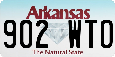 AR license plate 902WTO
