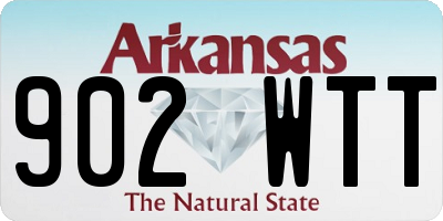 AR license plate 902WTT