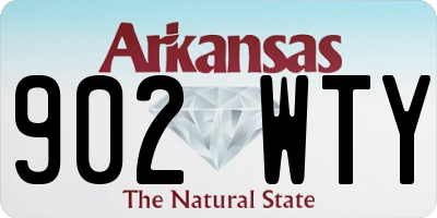 AR license plate 902WTY