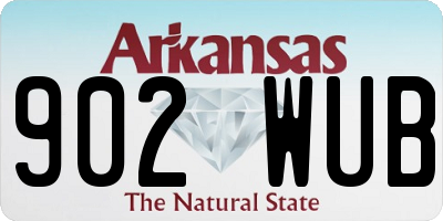 AR license plate 902WUB