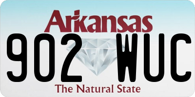 AR license plate 902WUC