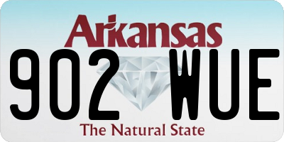 AR license plate 902WUE