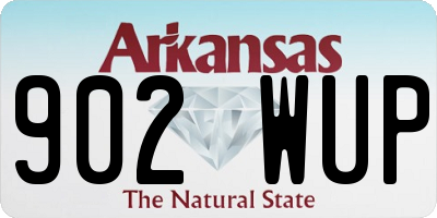 AR license plate 902WUP