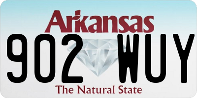 AR license plate 902WUY