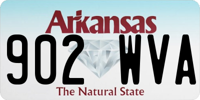 AR license plate 902WVA