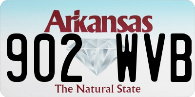AR license plate 902WVB